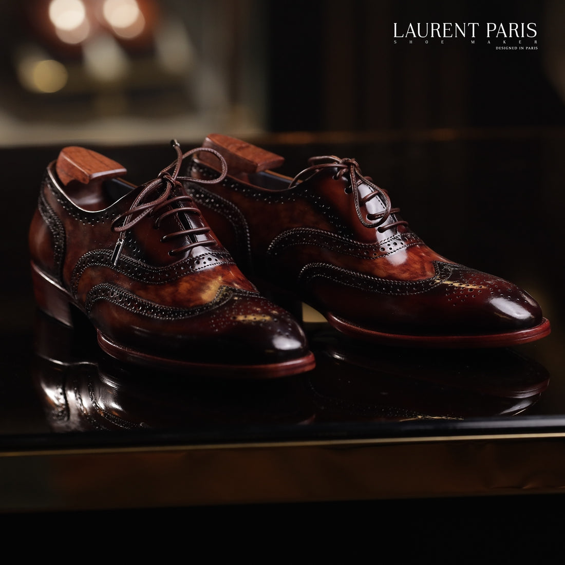 Wingtip Oxford (Italian Patina )
