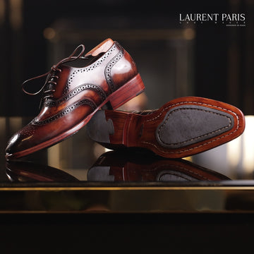 Wingtip Oxford (Italian Patina )